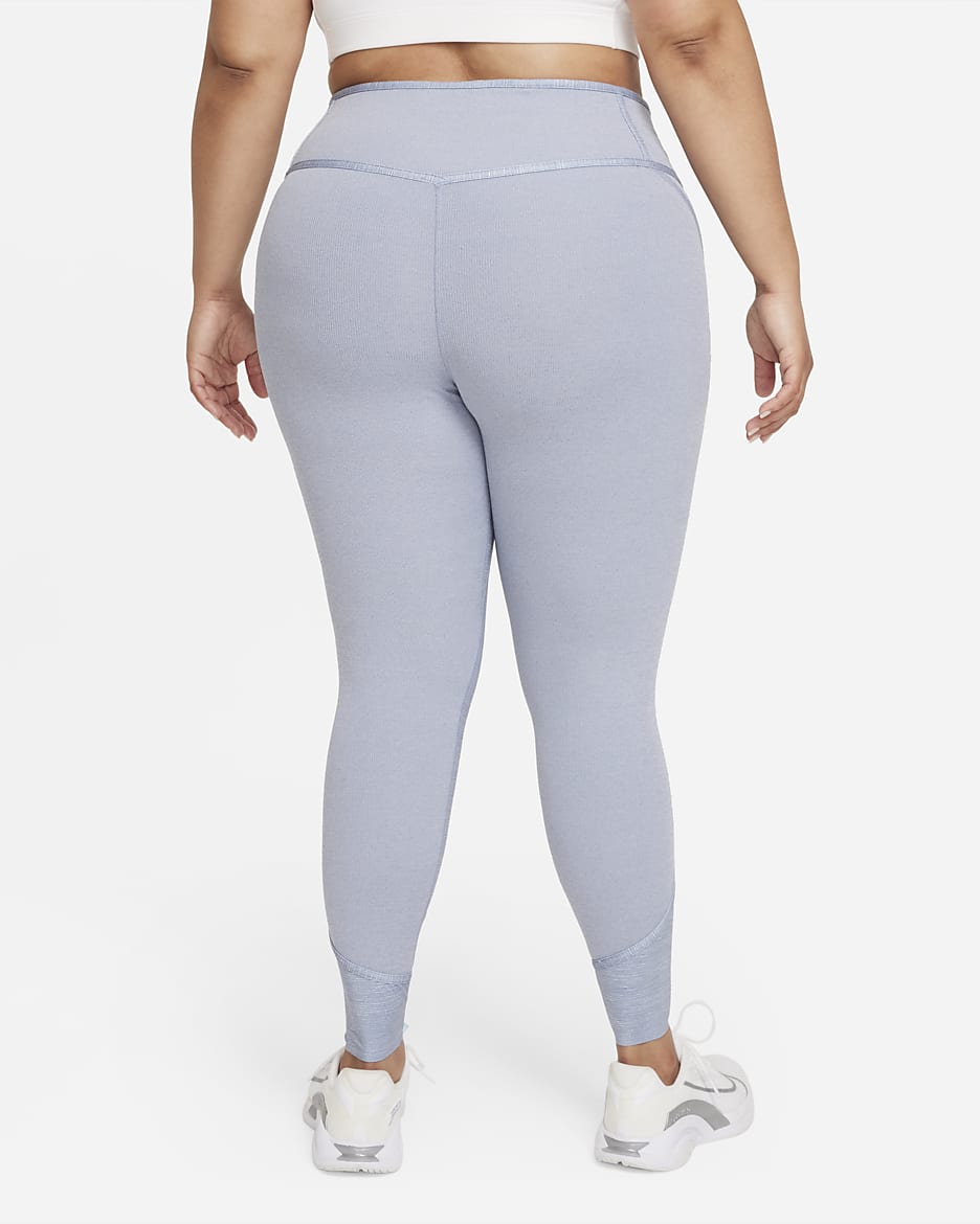 Nike Dri FIT One Luxe Women s Mid Rise Leggings Plus Size